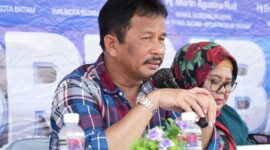 Kepala BP Batam sekaligus Wali Kota Batam Muhammad Rudi bersama Wakil Gubernur Kepri Marlin. Foto:Dok/Humas BP Batam