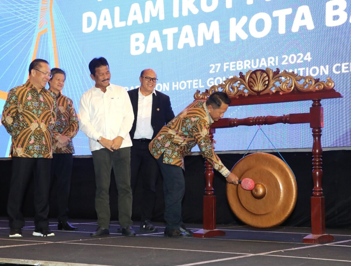 Kepala BP Batam saat kegiatan REI. Foto:Dok/Humas BP Batam