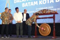 Kepala BP Batam saat kegiatan REI. Foto:Dok/Humas BP Batam