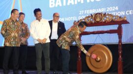Kepala BP Batam saat kegiatan REI. Foto:Dok/Humas BP Batam