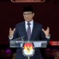 Calon presiden nomor urut I Anis Baswedan dalam debat kelima di Jakarta Convention Center, Minggu (4/2/2024). Matapedia6.com/ Screenshot YouTube KPU RI