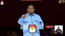 Calon presiden Nomor urut satu Prabowo Subianto. Matapedia6.com/ Screenshot YouTube KPU RI