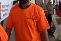 HM tersangka pelangsir BBM Solar subsidi yang ditangkap Ditreskrimsus Polda Kepri. Matapedia6.com/ Ramadan