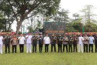 Ketua DPRD Kota Batam Nuryanto bersama Forkompinda hadir Sertijab Dandim, Senin (4/3/2024). Foto: Istimewa