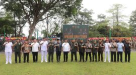 Ketua DPRD Kota Batam Nuryanto bersama Forkompinda hadir Sertijab Dandim, Senin (4/3/2024). Foto: Istimewa