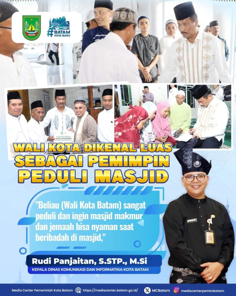 Wali Kota Batam dan Kadis Diskominfo. Foto:Dok/Diskominfo Batam