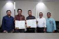 BP Batam MoU perjanjian kerja sama pengelolaan parkir. Foto:Dok/Humas BP Batam