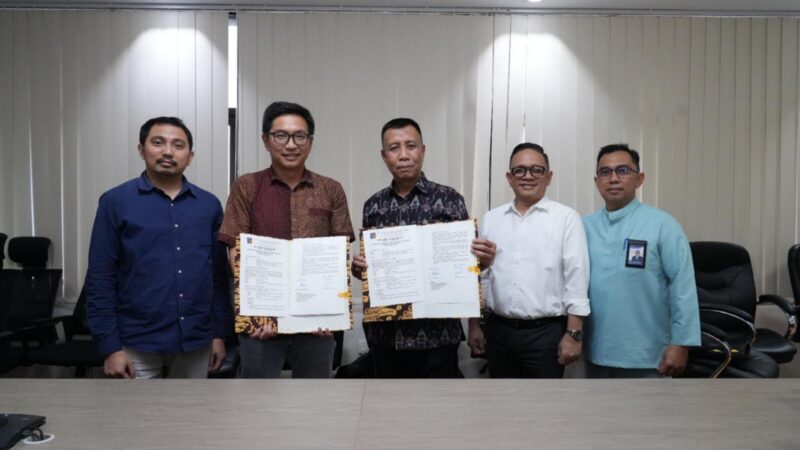 BP Batam MoU perjanjian kerja sama pengelolaan parkir. Foto:Dok/Humas BP Batam