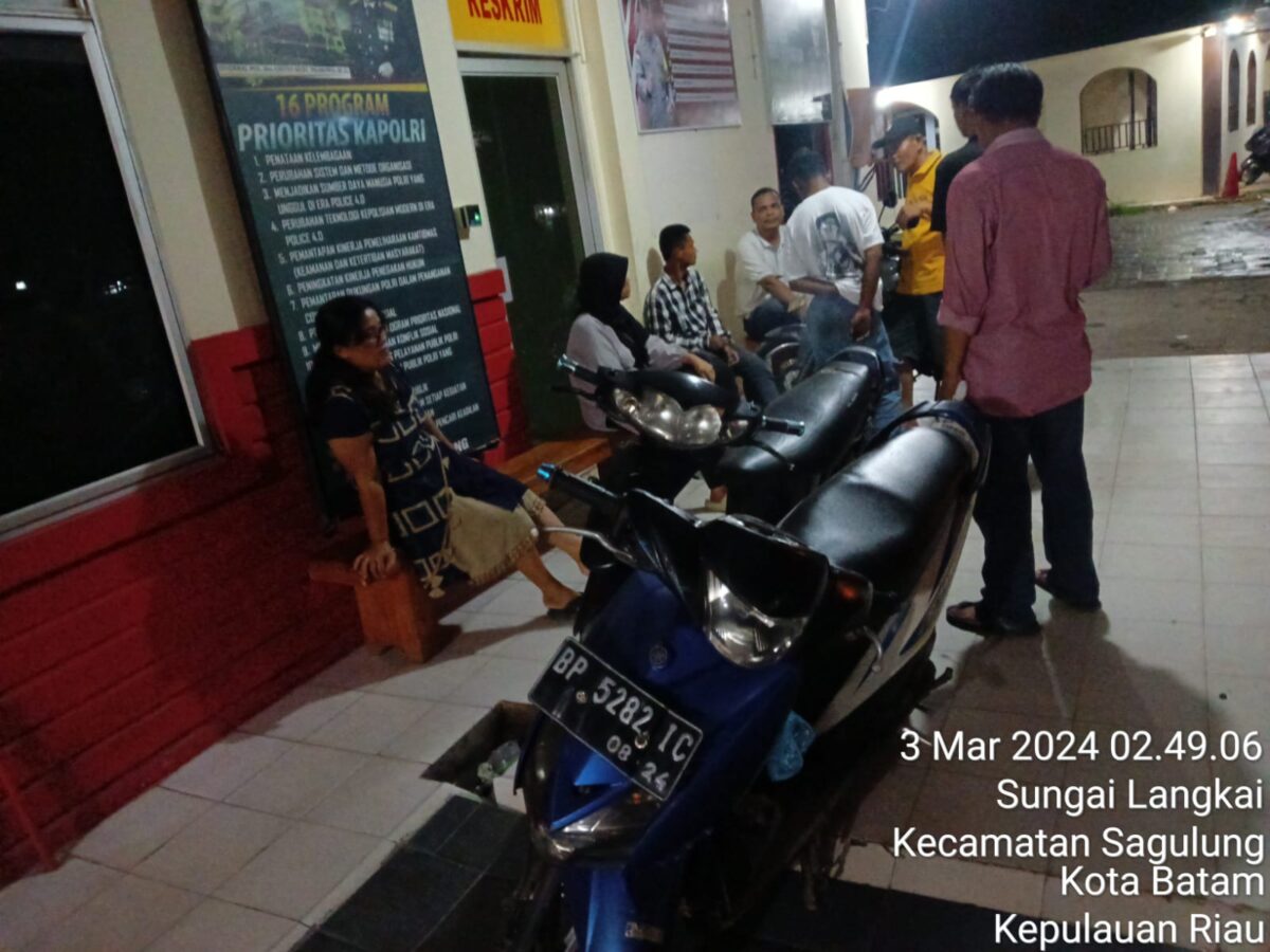 Polisi amankan puluhan kelompok remaja yang meresahkan warga. Foto:Dok/Polsek Sagulung