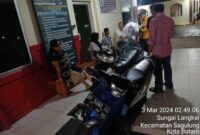 Polisi amankan puluhan kelompok remaja yang meresahkan warga. Foto:Dok/Polsek Sagulung