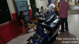Polisi amankan puluhan kelompok remaja yang meresahkan warga. Foto:Dok/Polsek Sagulung