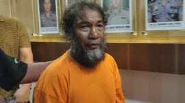 Tersangka pembunuhan sadis di Tiban habisi korban dengan cara melakukan pembacokan di kepala dan tubuh korban. Matapedia6.com/ Luci