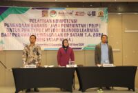 Kepala Biro SDM BP Batam, Lilik Lujayanti, saat membuka Pelatihan Kompetensi Pengadaan Barang Jasa Pemerintah (PBJP) Metode Blended Learning di Sahid Batam Center Hotel, Kamis (7/3/2024) Matapedia6.com/Humas BP Batam