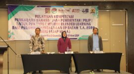 Kepala Biro SDM BP Batam, Lilik Lujayanti, saat membuka Pelatihan Kompetensi Pengadaan Barang Jasa Pemerintah (PBJP) Metode Blended Learning di Sahid Batam Center Hotel, Kamis (7/3/2024) Matapedia6.com/Humas BP Batam