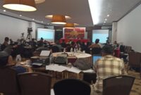 Suasana Rapat pleno dihari terakhir KPU Kota Batam di Hotel Swiss Bell Harbour Bay Kota Batam. Matapedia6.com/ Luci