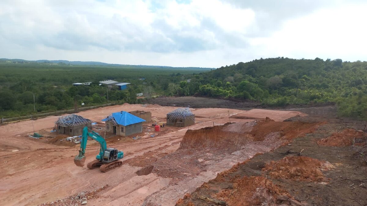 Lokasi rumah contoh terdampak Rempang Galang. Foto:Dok/Humas BP Batam