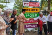 Pencanangan kawasan Kampung Wisata DAS. Foto:Dok/Telkom