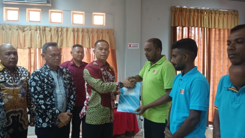 6 Warga binaan Lapas Batam terima remisi Nyepi 2024, Senin (11/3/2024). Foto:Lapas Batam