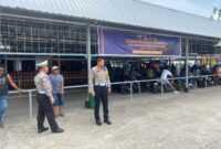 Pelaksanaan operasi seligi 2024, di pelabuhan Punggur Kota Batam, langsung dipantau oleh Dirlantas Polda Kepri Kombes Pol Tri Yulianto, Selasa (12/3/2024). Matapedia6.com/Dok Humas Polda