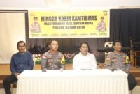 Wakapolresta Barelang AKBP Syafrudin Semidang Sakti pimpin curhat minggunkasih di Gereja GPDI BETHESDA Batam Kota. Minggu (17/03/2024). Matapedia6.com/ Dok Humas Polresta