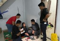 Unit Reskrim Polsek Lubuk Baja tangkap ART pelaku pencurian uang majikannya. Pelaku ditangkap di wilayah Bengkong Kota Batam, Minggu (17/3/2024). Matapedia6.com/ Dok Polsek Lubuk Baja. 