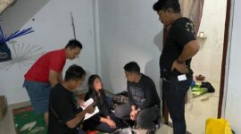 Unit Reskrim Polsek Lubuk Baja tangkap ART pelaku pencurian uang majikannya. Pelaku ditangkap di wilayah Bengkong Kota Batam, Minggu (17/3/2024). Matapedia6.com/ Dok Polsek Lubuk Baja. 