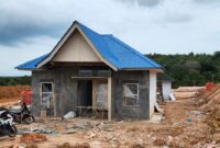 Salah satu rumah contoh warga terdampak pengembangan Rempang Eco-City. Foto:Dok/Humas BP Batam