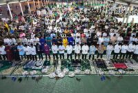 Sekitar 20 ribu warga Batam hadiri buka puasa bersama di Engku Putri, Sabtu (23/3/2024). Foto:Humas BP Batam