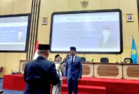 Prof Dr Ir Samsul Rizal.M.Eng.,IPU.ASEAN.,Eng resmi dilantik sebagai Rektor Universitas Batam pada Selasa (26/3/2024). Foto:Humas Universitas Batam