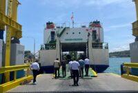 Ombudsman dan ASDP Batam meninjau kapal Roro di Punggur Batam beberapa hari lalu. Foto:Istimewa