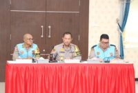 Wakapolda Kepri Brigjen Pol Asep Safrudin didampingi Irwasda Polda Kepri  Kombes Pol Sri Satyatama dan Karo SDM Polda Kepri Kombes Pol Irvan Prawira Satyaputra saat sidang penetuan kelulusan peserta SIP Polda Kepri angkatan ke 53 di Gedung Lancang Kuning Polda Kepri. Matapedia6.com/ Dok Humas Polda Kepri