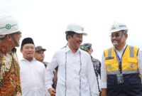 Kepala BP Batam sekaligus Wali Kota Batam Muhammad Rudi hadir dalam peluncuran pelayaran perdana kapal kargo rute Batam Cina. Foto:Huma BP Batam