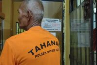 RM Pelaku perbuatan tak senonoh terhadap anak di bawah umur yang diamankan oleh Polsek Batam Kota. Matapedia6.com/ Luci