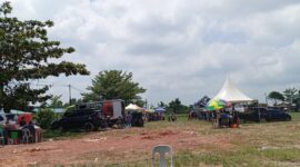Pasar Murah di lapangan Bola Kaveling Lama, Kelurahan Sei Lekop, Kecamatan Sagulung, Batam, Rabu (6/3/2024). Foto:Zal-matapedia6