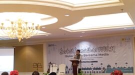 PLN Batam bersama media buka bersama Rabu (27/3/2024). 