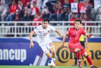 Laga Timnas Indonesia melawan Korea Selatan yang berakhir dengan drama adu penalti di Stadion Abdullah bin Khalifa, Doha Qatar, Jumat (26/4/2024). (AFC)