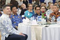 Kepala BP Batam, Muhammad Rudi hadiri  peresmian Batam Technology Center - Pabrik 5 & 6 PT Karti Yasa Sarana - Cameron SLB di PT Karti Yasa Sarana, Batu Ampar, Batam, Kamis (25/4/2024).