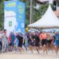 Wali Kota Batam Muhammad Rudi melepas peserta lomba Batam Triathlon beberapa waktu lalu. Matapedia6.com/Diskominfo Batam
