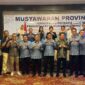 Foto bersama pengurus DPP Apindo Kepri usai Musyawarah dan pelantikan Ketua Apindo Kepri Periode 2024-2029, di Hotel Sahid Batam Center, Rabu (3/4/2024). Matapedia6.com/ Dok Apindo
