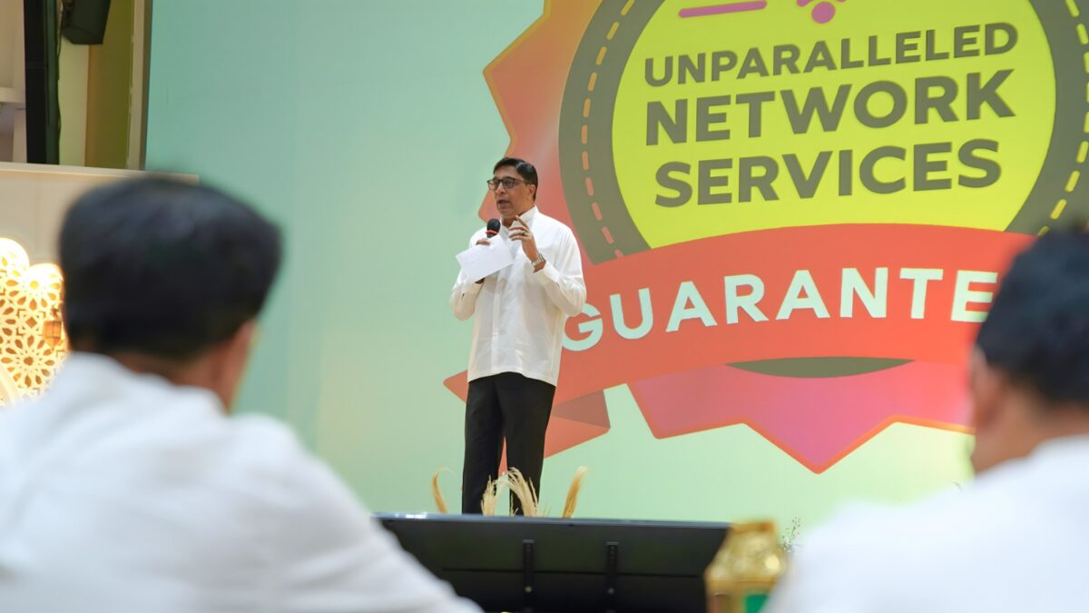 Vikram Sinha, President Director and Chief Executive Officer Indosat Ooredoo Hutchison saat memaparkan optimalisasi jaringan selama libur Idulfitri. Matapedia6.com/ Dok. Indosat Ooredoo