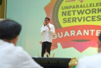 Vikram Sinha, President Director and Chief Executive Officer Indosat Ooredoo Hutchison saat memaparkan optimalisasi jaringan selama libur Idulfitri. Matapedia6.com/ Dok. Indosat Ooredoo