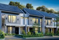 Rumah contoh di Villa Panbil Klaster Kintamani.