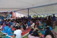 Ribuan keluarga warga binaan melepas rindu bertemu langsung dengan keluarganya di momen idulfitri 1445 H di Rutan Kelas IIA Batam, Rabu (11/4/2024). Matapedia6.com/Dok Rutan