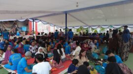 Ribuan keluarga warga binaan melepas rindu bertemu langsung dengan keluarganya di momen idulfitri 1445 H di Rutan Kelas IIA Batam, Rabu (11/4/2024). Matapedia6.com/Dok Rutan