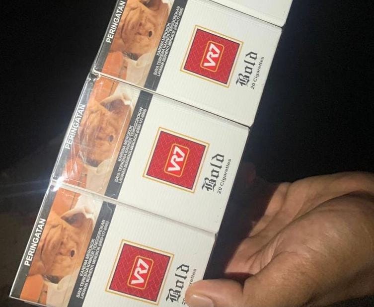 Salah satu jenis rokok yang hendak diselundupkan ke Riau dan berhasil digagalkan petugas Bea dan Cukai, Matapedia6.com/ Istimewa