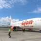 Pesawat Lion Air gagal mendarat di Bandara Hang Nadim Batam karena kondisi cuaca buruk dan jarak pandang terbatas. Matapedia6.com/ Istimewa