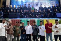 Pemuda Karimun Deklarasi dukungan kepada Muhammad Rudi di Pilgub Kepri. Foto:Istimewa