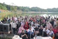 Peserta Senam di Taman Kolam Sekupang beberapa hari lalu. Foto:Humas BP Batam