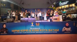 Koni Batam bersama HIPMI halal bihalal, Sabtu (27/4/2024). Foto:ist