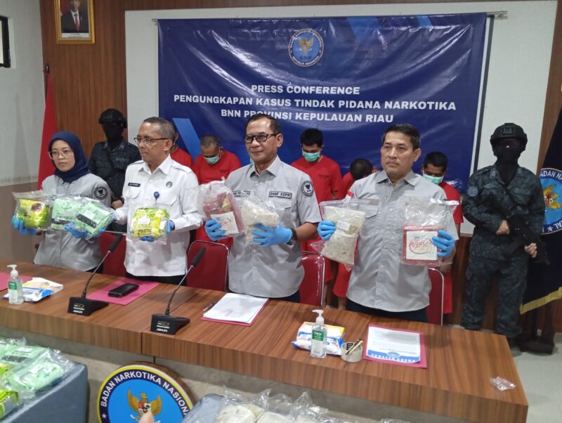 Bnn Kepri Ungkap Dua Kasus Narkotika Sita 25 Kilogram Sabu Dan 40 Ribu